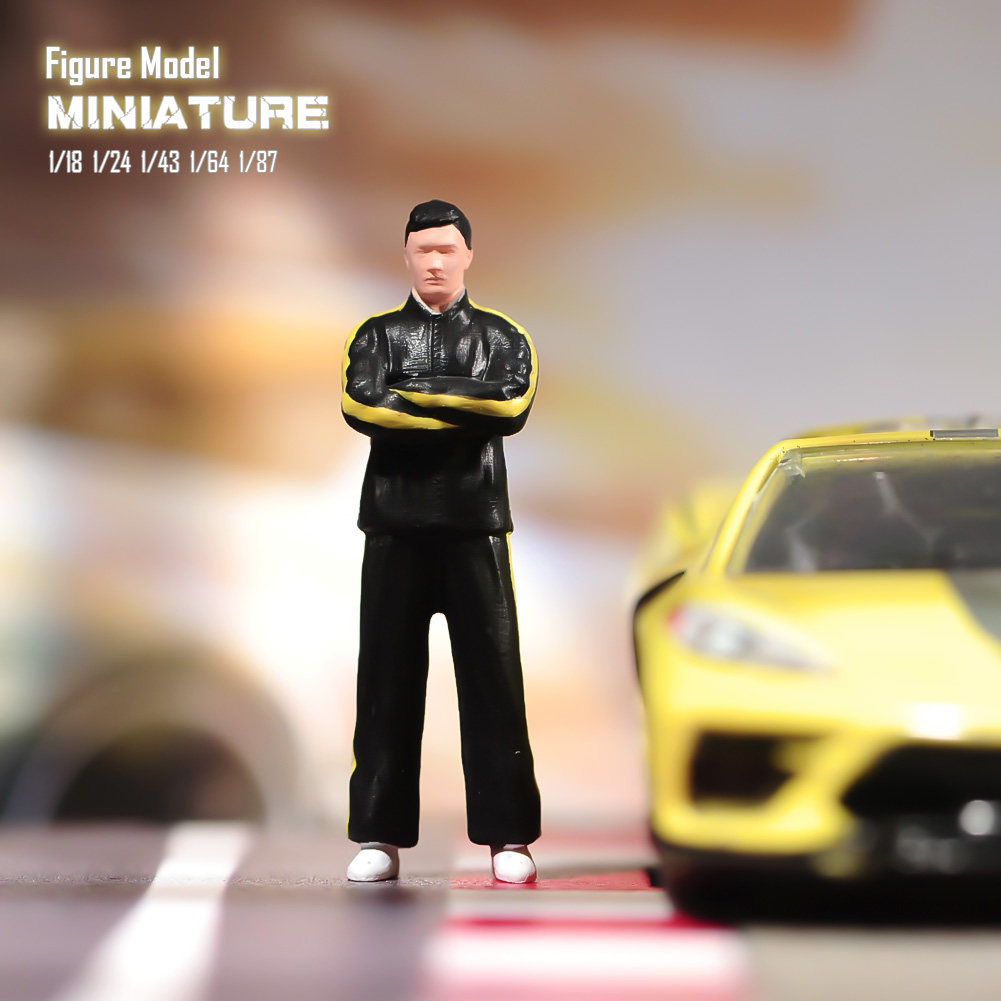 1/18/24/43/64/87头文字D-中里毅微缩场景微拍摄影车模型搭配人偶