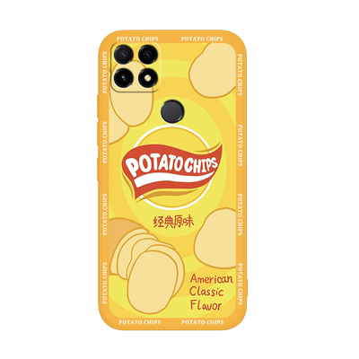 薯片适用华为nzone50pro手机壳nzoneS7新款华为智选S7por+十中国移动硅胶套5G卡通zones男女nznoes小众创意软