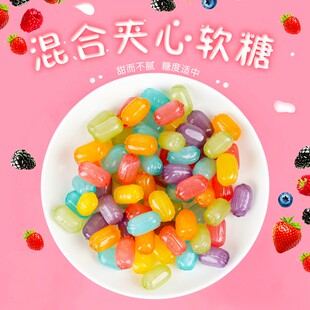韩商言李现同款糖俄罗斯巴彦丝路水果夹心混合彩色硬糖喜糖500克