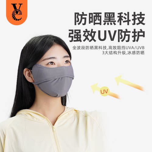 VE防晒口罩护眼角冰丝立体