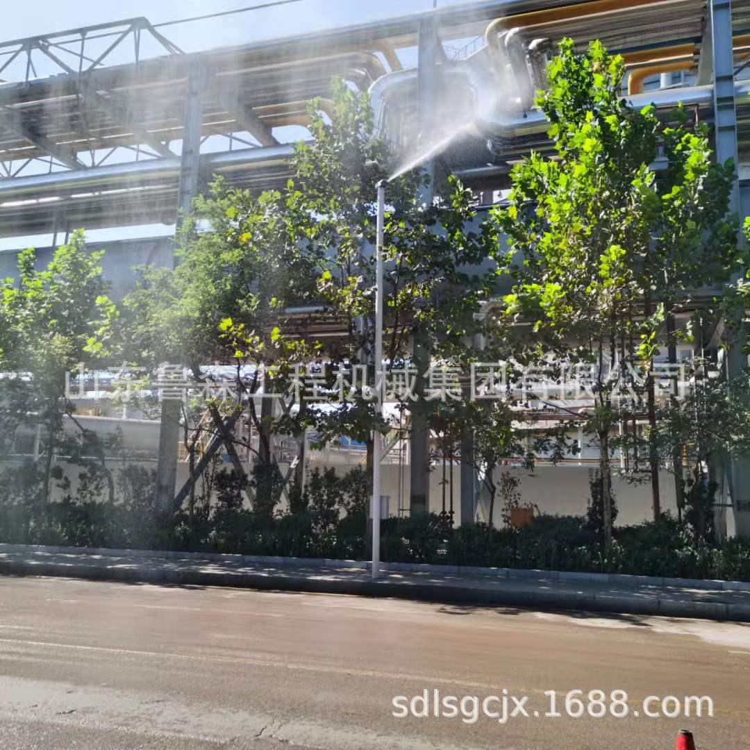 室外全自动雾桩降尘系统空喷雾装置搅拌站360度旋转雾桩造雾