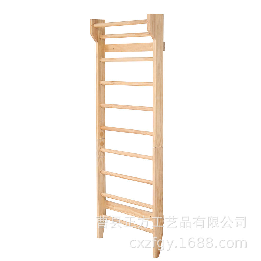 肋木室内引体向上单肩瑜伽康复训练力臂健身KD锻炼木质架有氧