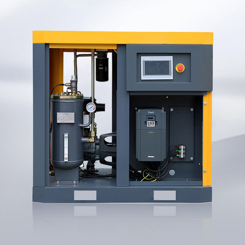 一体式永磁变频螺杆式空压机7.5KW15KW22KW37KW工业级空气压缩机