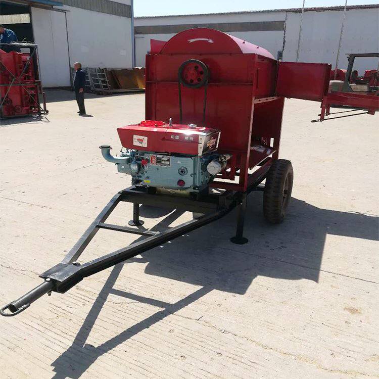 家用农机设备125型脱粒机水稻小麦打场机高粱谷子菜籽大豆脱粒机