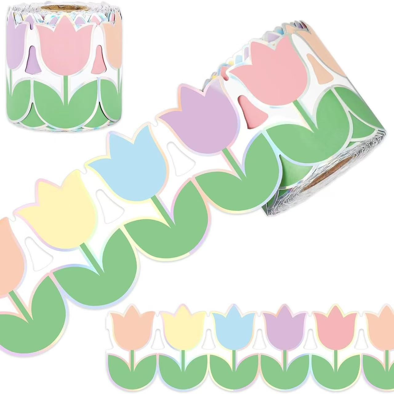 郁金香花卉贴纸高颜值贴纸