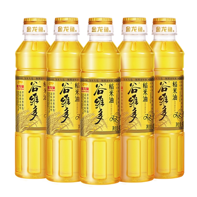 金龙鱼稻米油小瓶装5瓶