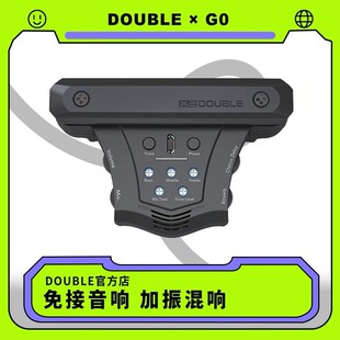德博吉他精灵G0加振拾音器民谣木吉他免开孔打板同频加震