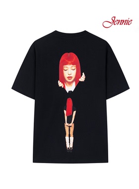 【Jennie官方周边】 金珍妮Ruby快闪店周边短袖T恤 25夏新款礼物