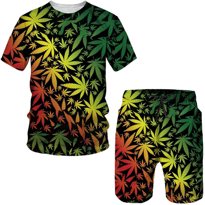 运动服短袖男式服装套装