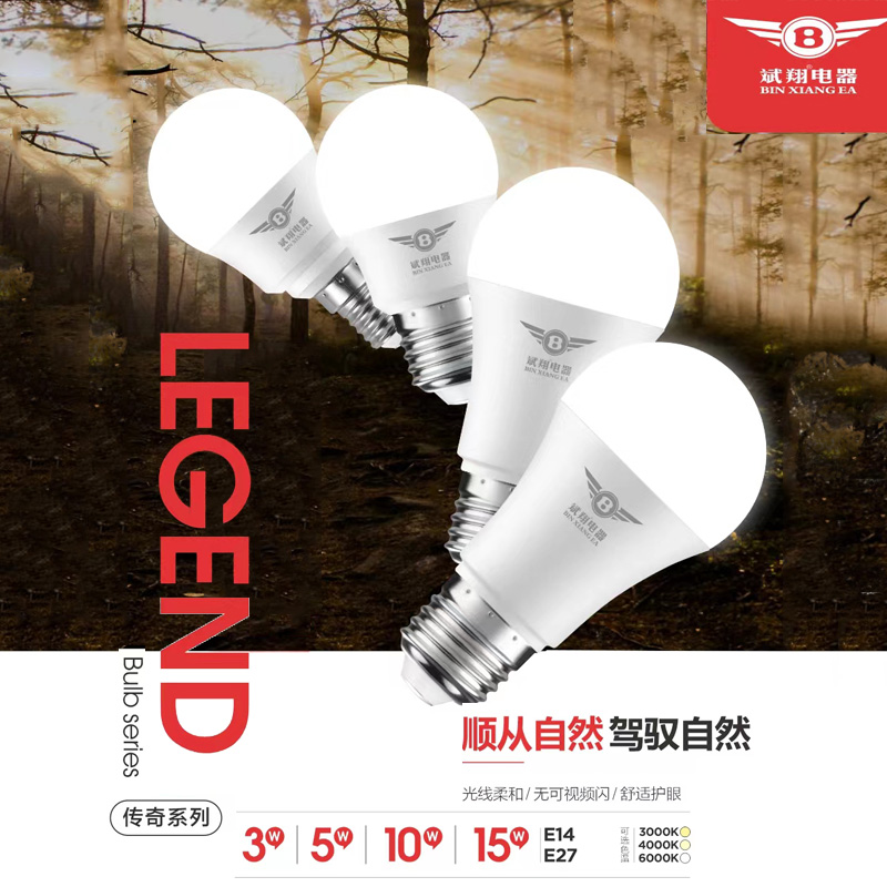 斌翔电器LED灯泡节能家用