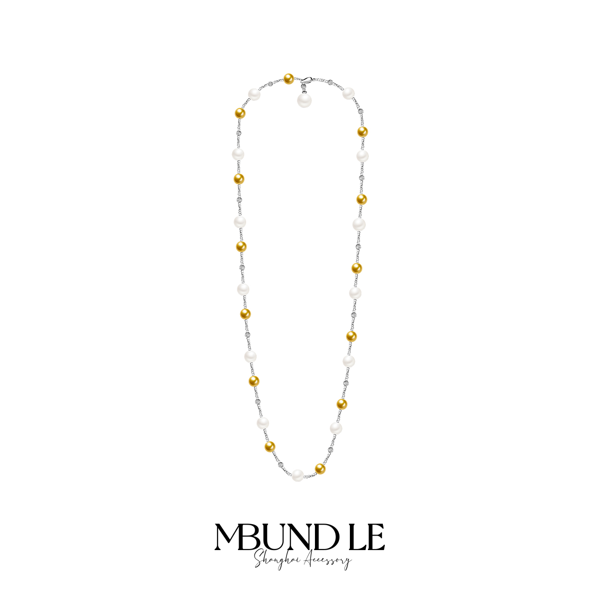 摩邦珠宝流光时代-黄金时光项链贝珠项链时尚百搭节日礼物