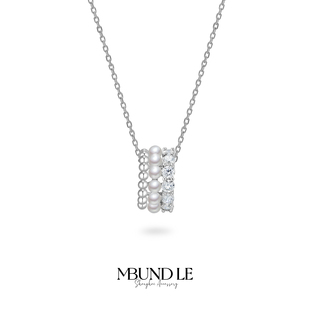 摩邦珠宝月落摇情-江流宛转·流霜项链高级感轻奢百搭生日礼物