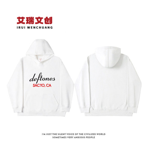 Deftones Abe Cunningham short sleeves亚声调摇滚连帽卫衣秋冬