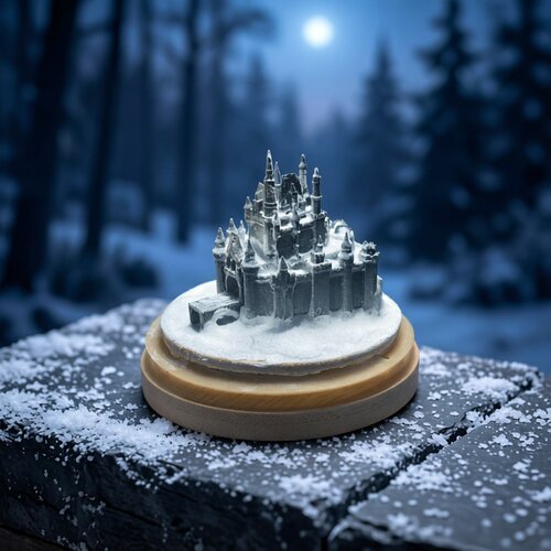 纯手工冰雪奇缘城堡生日礼物摆件