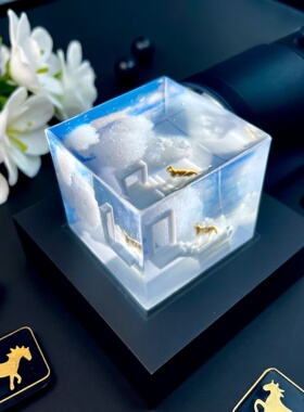 纯手工制作树脂宠物摆件生日礼物