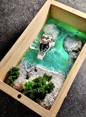 手工微缩景观模型手办创意摆件