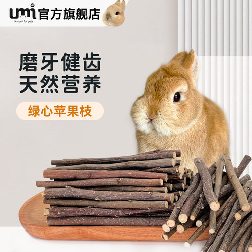 新鲜磨牙苹果枝仓鼠兔兔龙猫