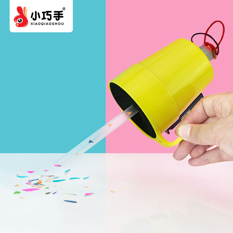 diy吸尘器废物利用科学小手工 学生自制科技发明可玩教具科普器材