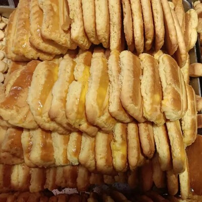 （菠萝大饼干）北三凯奇菠萝饼传统工艺手工散装糕点网红零食
