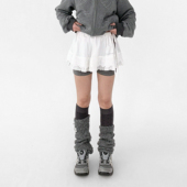 innomoood熊宝百褶短裙屁帘刺绣一片式 搭片裙叠穿百搭设计感