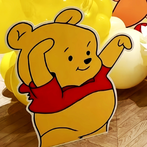 维尼小熊KT板造型支架材料包
