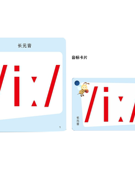 48个国际音标卡片大尺寸教师教学
