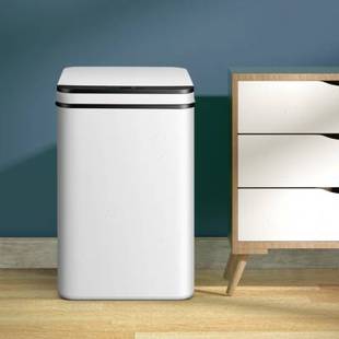 18L感应垃圾桶带盖子大号家用卧式客厅厨房自动开盖充电智能厕所