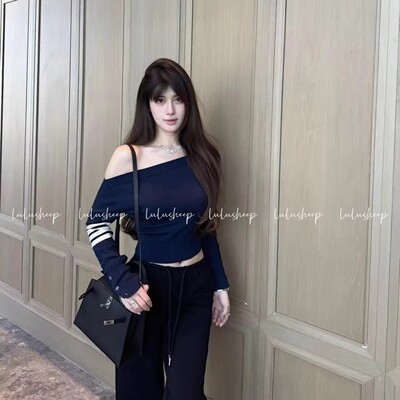 首尔限定TB针织衫女设计感小众
