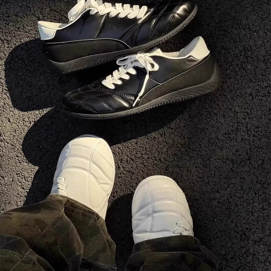 软底运动休闲赛车美式复古德训鞋