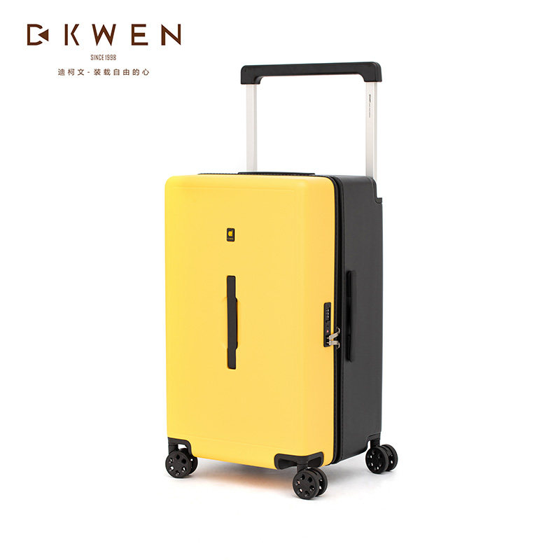 迪柯文行李箱20寸可登机PC拉杆箱静音万向轮宽拉杆旅行箱密码皮箱