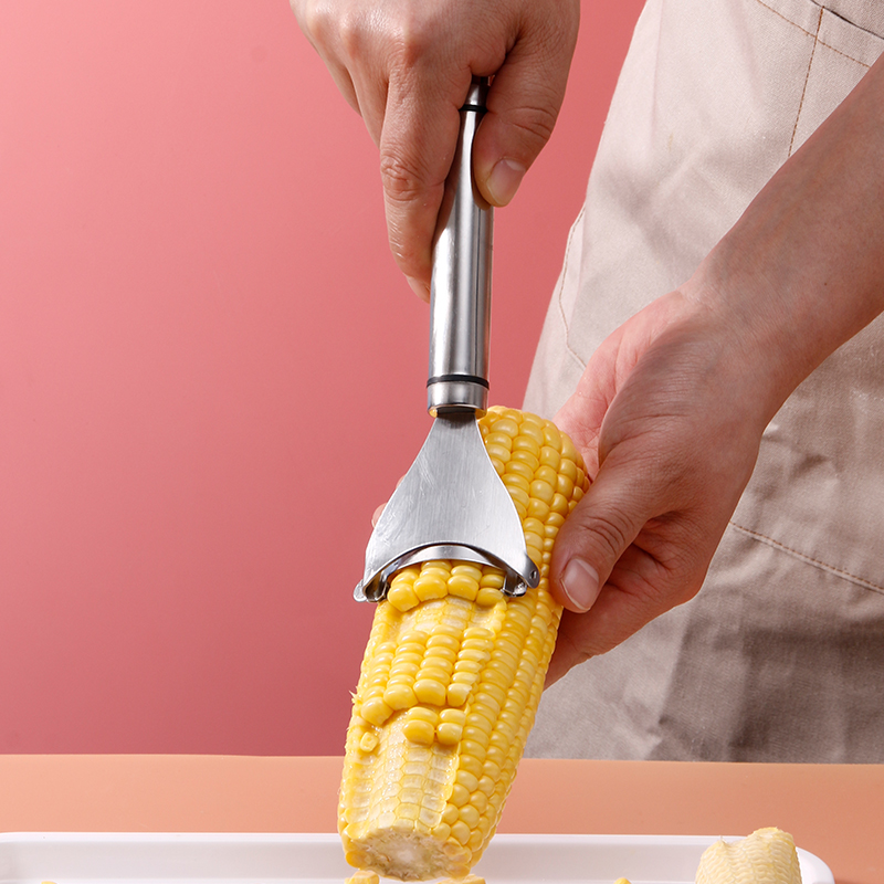厨房玉米剥离神器不锈钢拔玉米刨家用剥玉米手动削鲜刮玉米脱粒器 厨房/烹饪用具 其它 原图主图