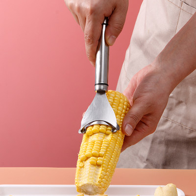 玉米剥不锈钢手动削脱粒器家用厨
