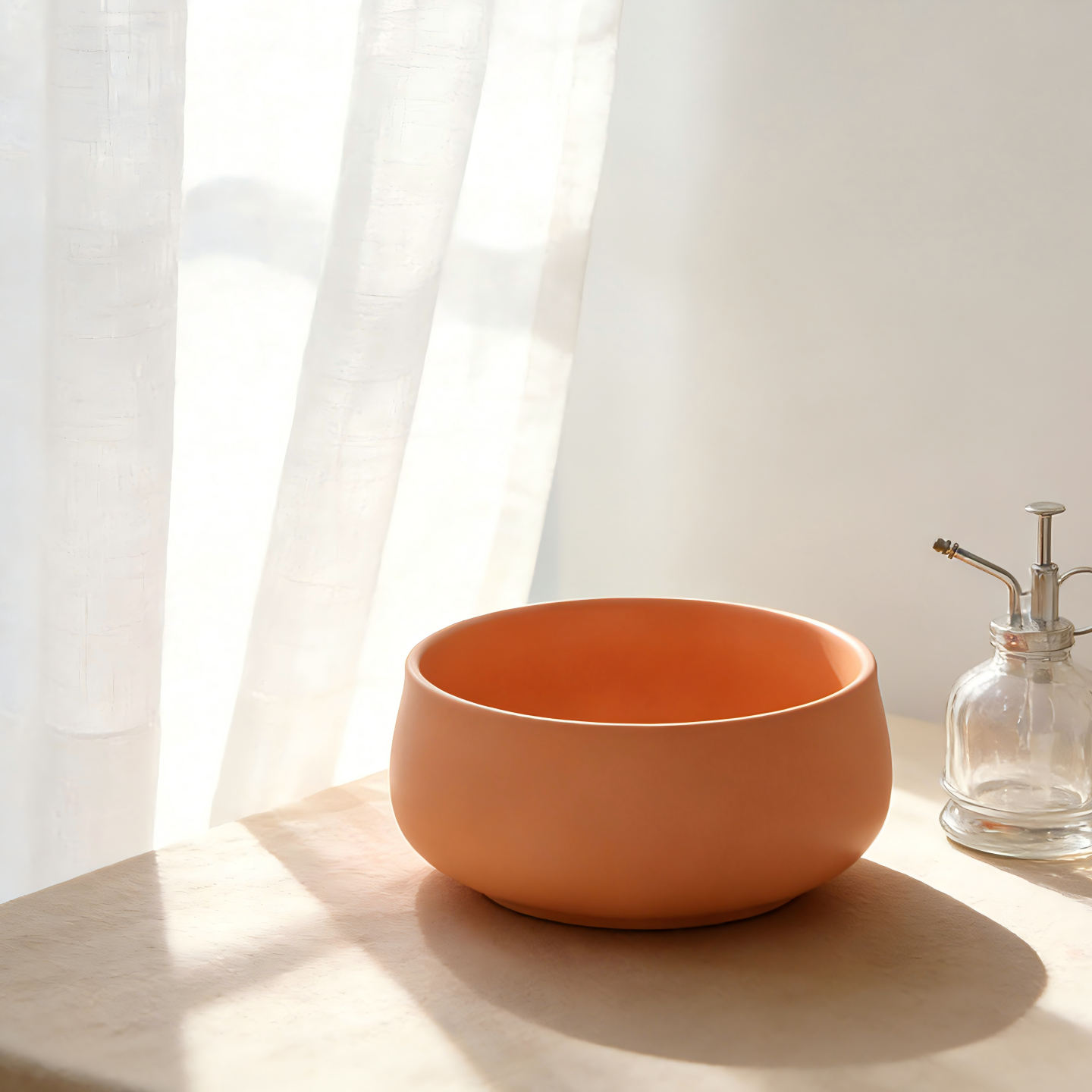 铜钱草水仙花小鱼陶瓷花盆套装无孔水培绿植桌面中式家居