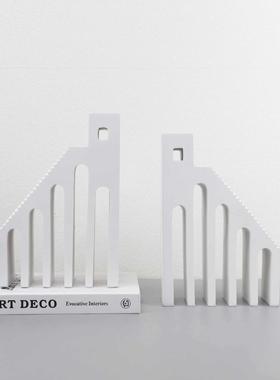 北欧极简创意建筑书档家居书房样板间家居软装装饰桌面工艺品摆件