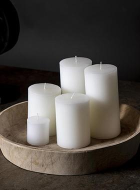 家居侘寂风蜡烛托盘果盘中式复古装饰收纳民宿样板间玄关餐厅客厅