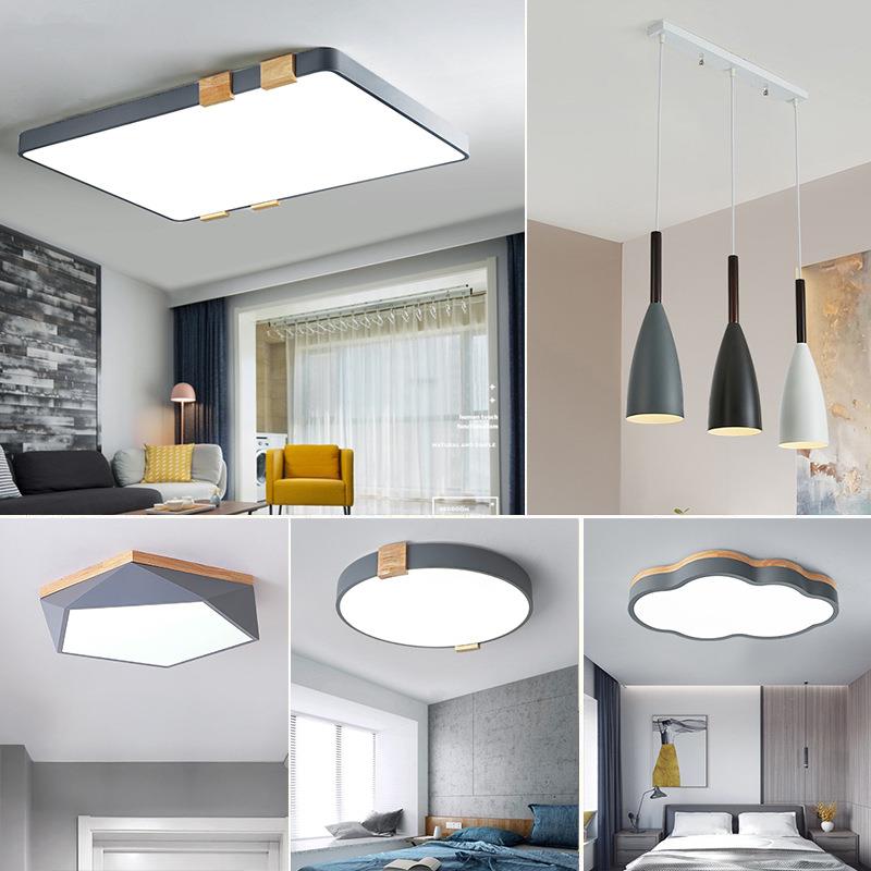 客厅灯简约现代大气2021年新款大灯北欧风吸顶灯灯具组合全屋套餐
