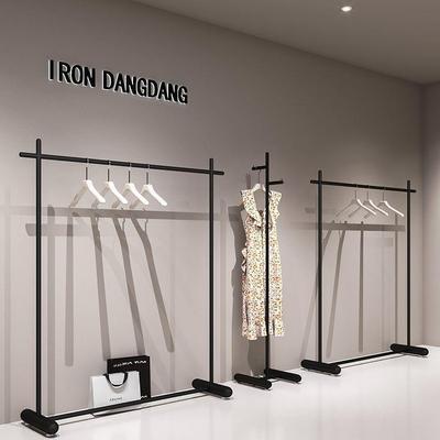 服装店展示架落地式挂衣架创意男女装中岛侧挂架卖场陈列架童装架