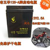 老WY125 3C脚踩打火GL125电池YB2.5L A摩托车电瓶12V2.5A