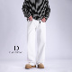 宽松直筒百搭休闲裤 DAL 男2026年春秋新款 阔腿牛仔裤 潮 白色基础款