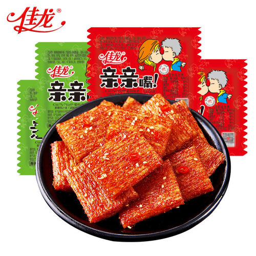 佳龙亲亲嘴五谷杂粮辣条儿时经典