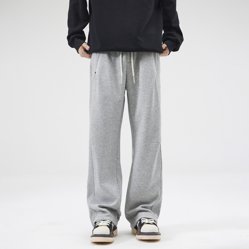 NBKY简约拼接设计重磅男士休闲裤