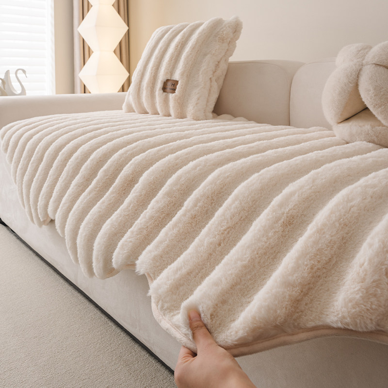 异形毛绒沙发垫2025新款不规则盖布巾防猫抓秋冬加厚真皮沙发坐垫,居家布艺,沙发垫,淘宝优惠券,粉丝福利购,淘宝优惠卷