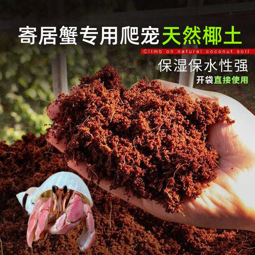 寄居蟹专用椰糠土免泡发