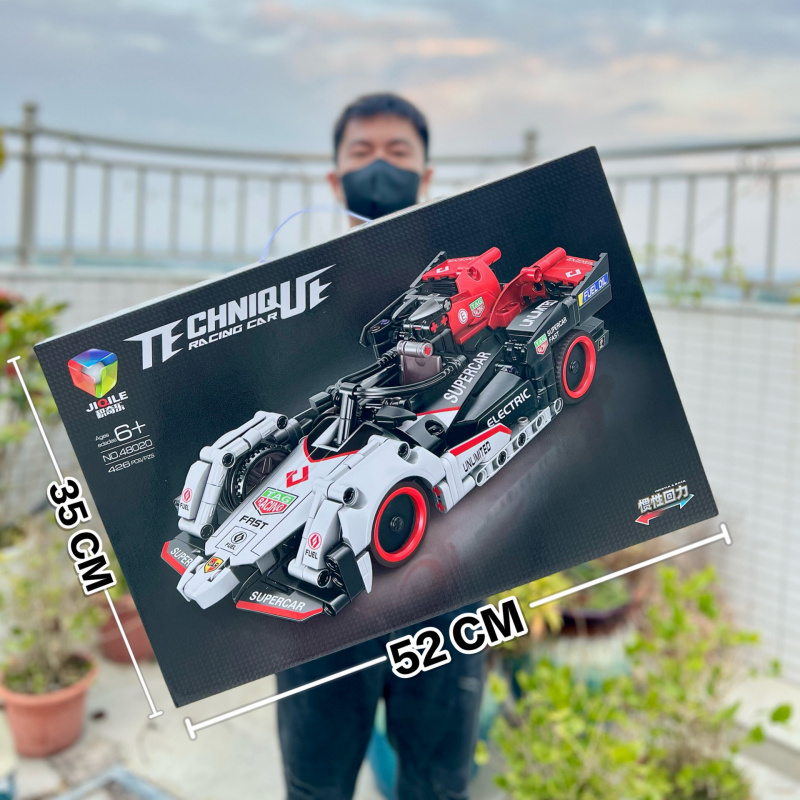 兼容乐高小颗粒积木赛车飞机高难