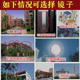 八卦镜凸镜门口化解路冲纯铜家用老宅门口乔迁凹镜挂件客厅店铺