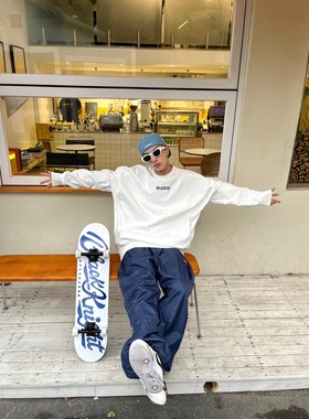 Molocoster西猿22新款男女滑雪服白色防风保暖滑雪卫衣