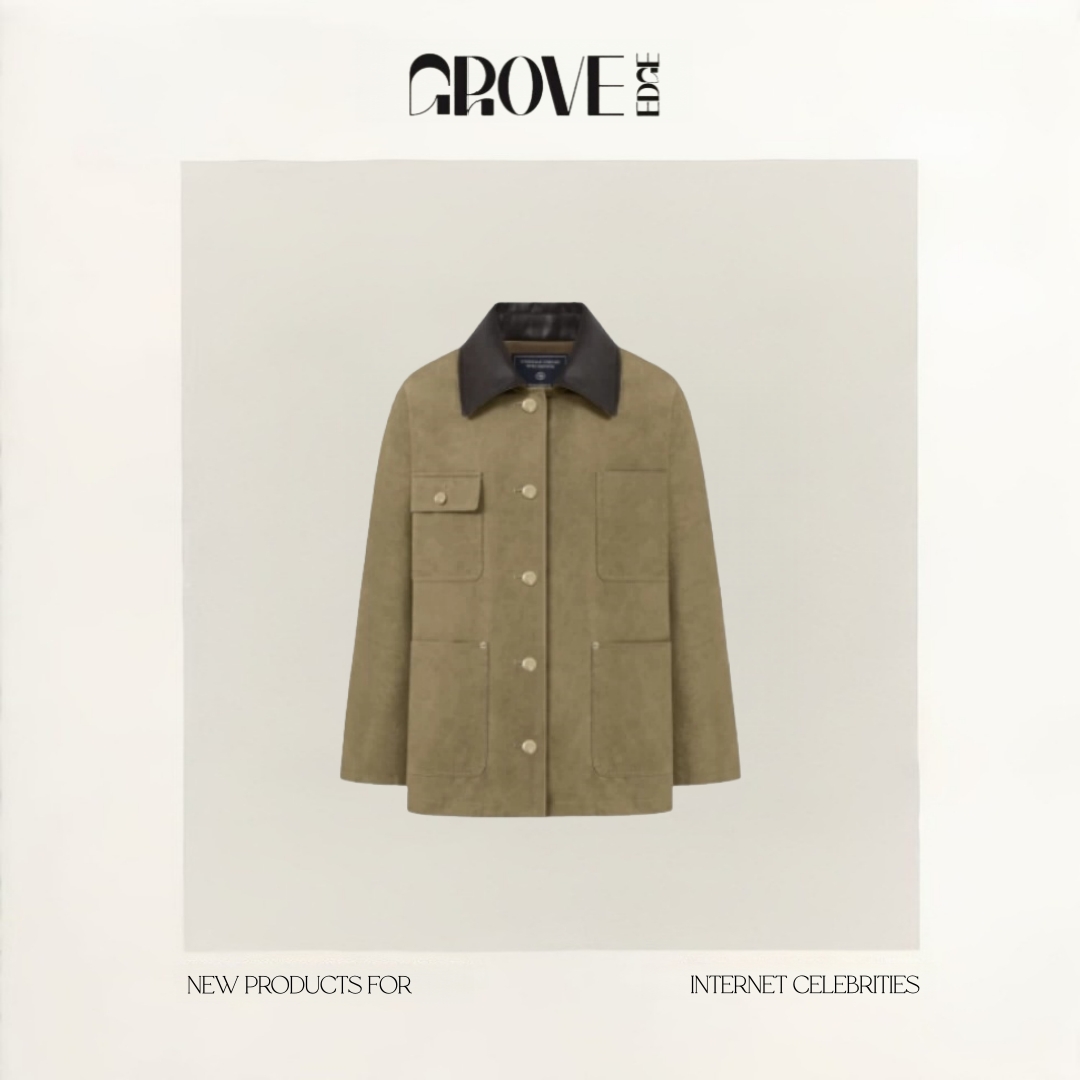 【现货】GROVE EDGE秋季新款韩国设计师孔孝真同款工装夹克外套