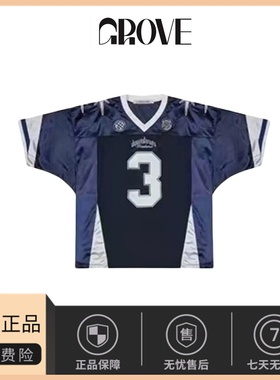 【现货】韩国小众Lartigent撞色拼接网眼宽松3号数字球衣短袖T恤