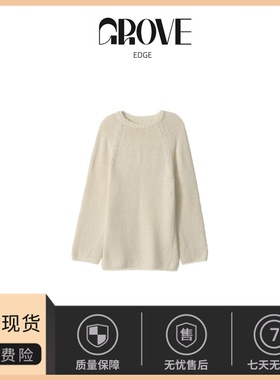 【现货】GROVE EDGE韩国设计师宽松版型针织衫韩系女装套头上衣