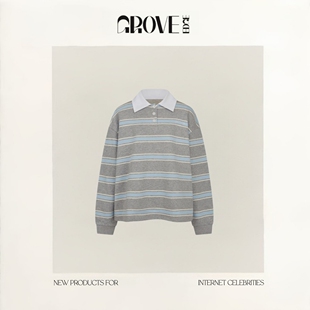 韩国设计师撞色T恤 半身裙套装 新款 EDGE春季 现货 GROVE